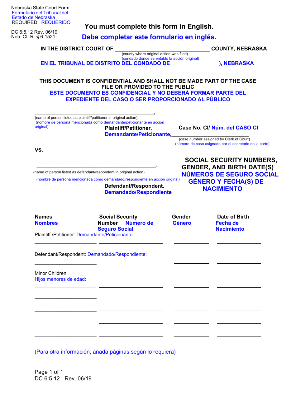 Form DC65.12 Fill Out, Sign Online and Download Fillable PDF