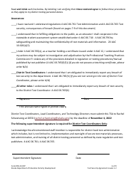 Form 05-23-007 Test Security Agreement Levels 1 &amp; 2 - Alaska, Page 6