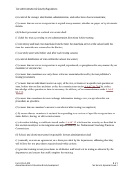 Form 05-23-009 Test Security Agreement Level 4 - Alaska, Page 8