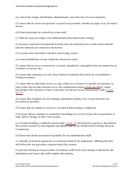 Form 05-23-010 Test Security Agreement Level 5 - Alaska, Page 6
