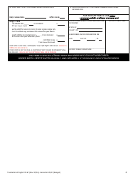 Form VR67 Birth Certificate Application - New York City (English/Bengali), Page 2
