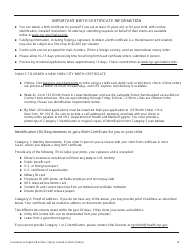 Form VR67 Birth Certificate Application - New York City (English/Italian), Page 4