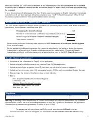 Form VR61 Application for the Correction of a Nyc Death Certificate - New York City, Page 3