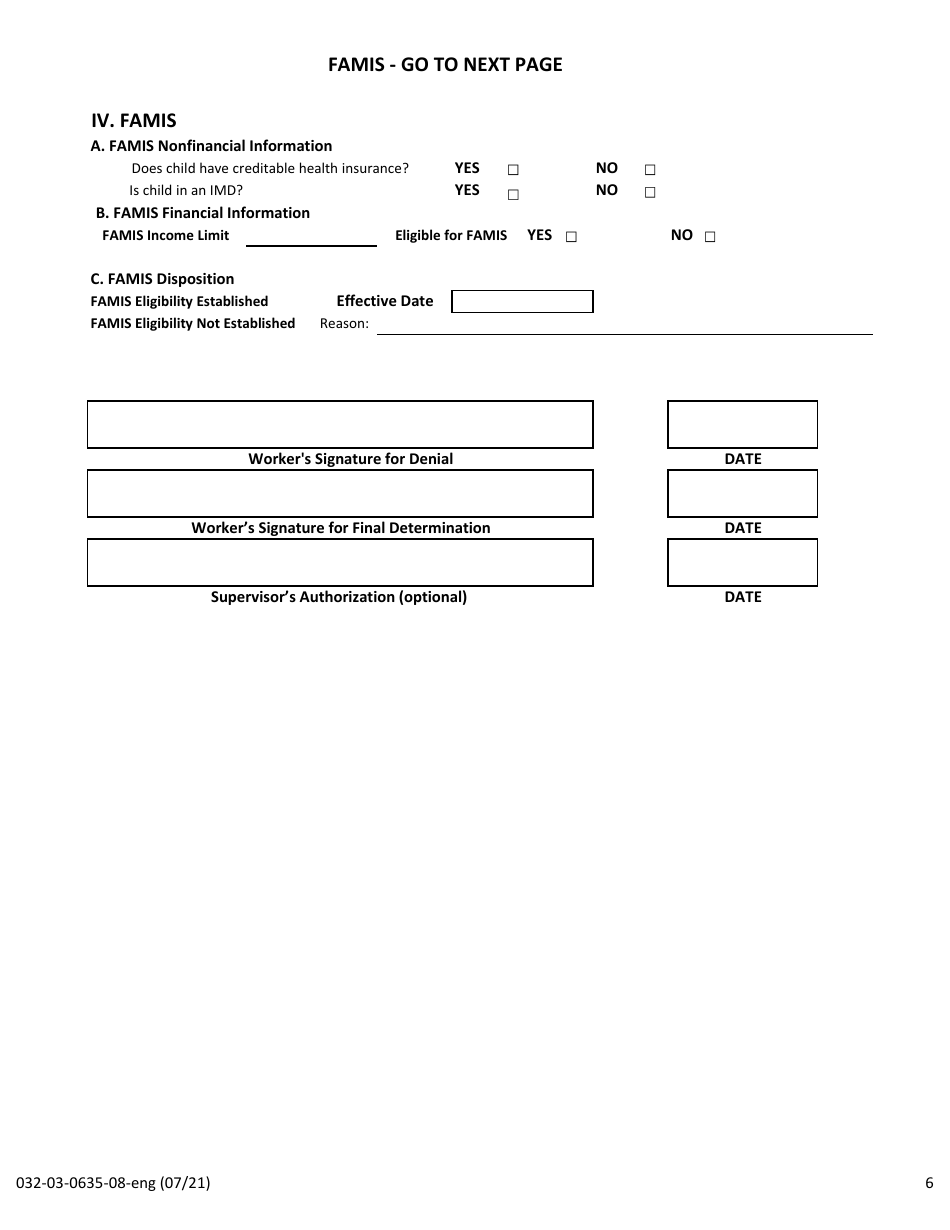Form 032-03-0635-08-ENG Title IV-E Foster Care and Medicaid Evaluation - Virginia, Page 6