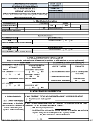 Document preview: Form 032-03-0636-06-ENG Title IV-E Foster Care & IV-E Medicaid Application - Virginia