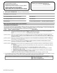 Form 032-03-824A-00-ENG Application for the Elderly Simplified Application Project (Esap) - Virginia, Page 5