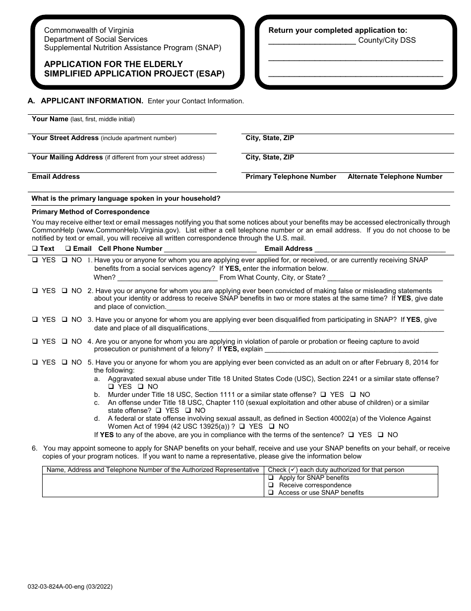 Form 032 03 824a 00 Eng Fill Out Sign Online And Download Printable Pdf Virginia 4232