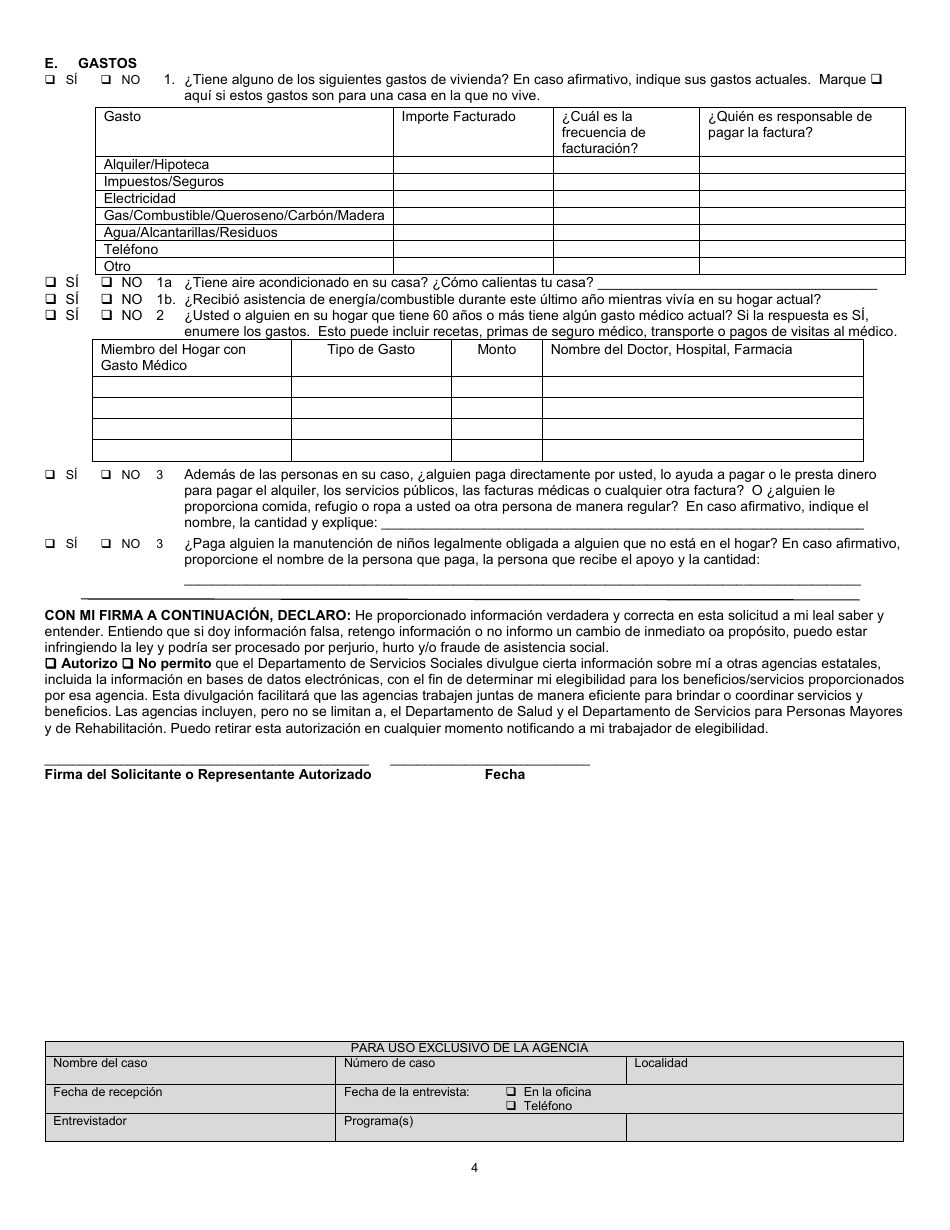 Formulario 032-03-824A-00-SPA Solicitud Proyecto De Solicitud Simplificada Para Ancianos (Esap) - Virginia (Spanish), Page 8