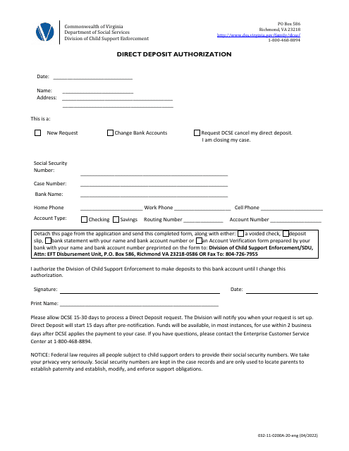 Form 032-11-0200A-20-ENG  Printable Pdf