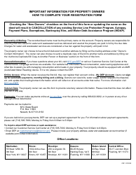 Registration for Water &amp; Wastewater Billing - New York City, Page 2
