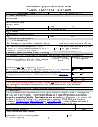 Form 032-02-0745-15-ENG Auxiliary Grant Certification - Virginia