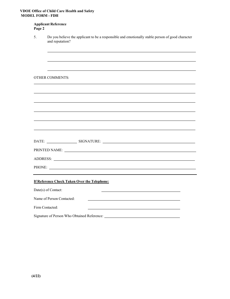 Virginia Caregiver Reference - Fill Out, Sign Online and Download PDF ...