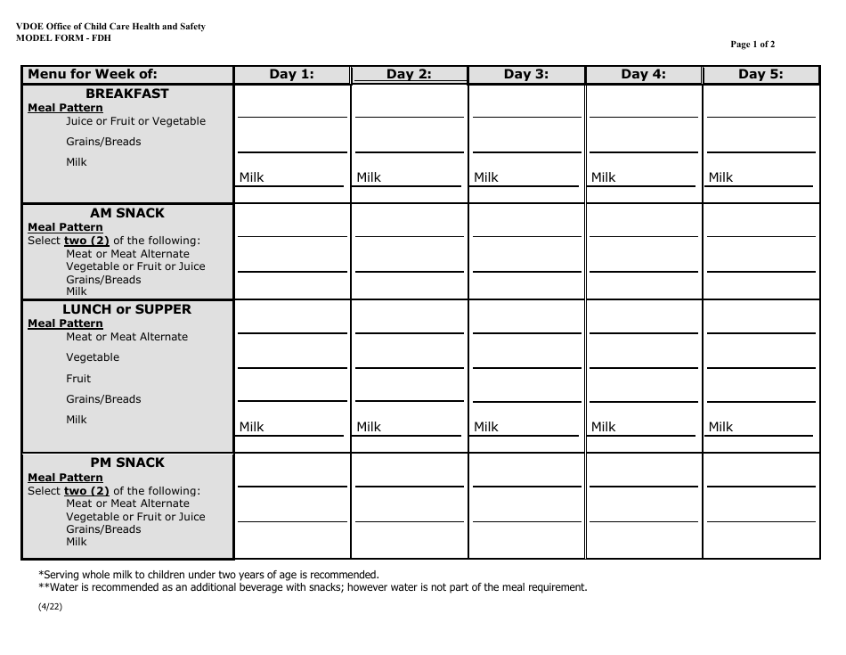 virginia-weekly-menu-fill-out-sign-online-and-download-pdf