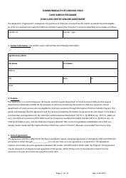 Document preview: Child Care Center Vendor Agreement - Child Care Subsidy Program - Virginia