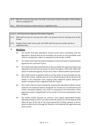 Child Care Center Vendor Agreement - Child Care Subsidy Program - Virginia, Page 8