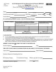 Document preview: Form OAP-CHANGE Senior Management Service Optional Annuity Program (Smsoap) Change Form - Florida