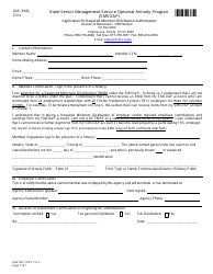 Form OAP-RMD Application for Required Minimum Distribution Authorization - State Senior Management Service Optional Annuity Program (Smsoap) - Florida, Page 2