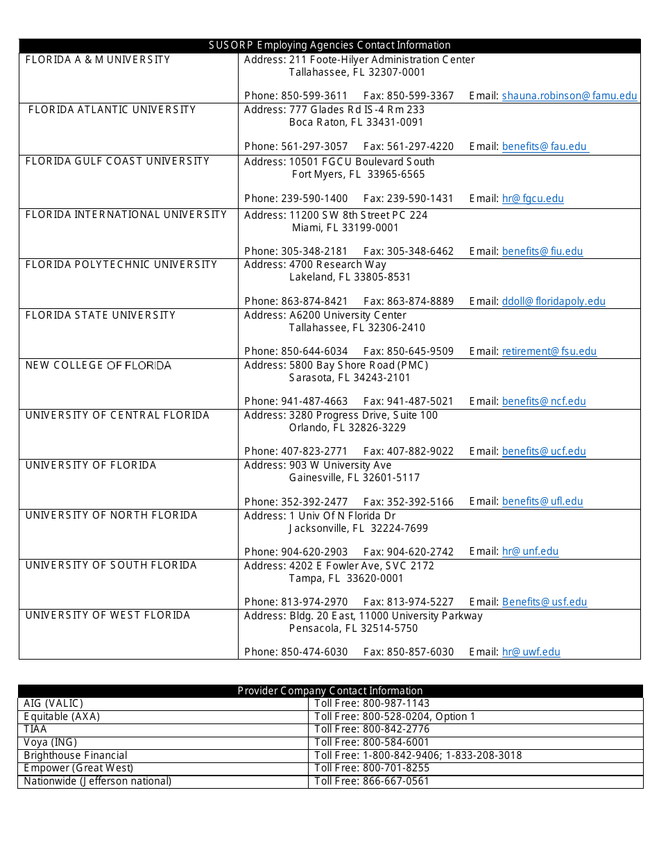 Form ORP-RMD-1 State University System Optional Retirement Program (Susorp) Application for a Required Minimum Distribution - Florida, Page 4
