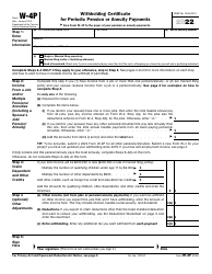 IRS Form W-4P Withholding Certificate for Periodic Pension or Annuity Payments - Florida, Page 2