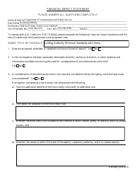 Financial Impact Statement - Arkansas