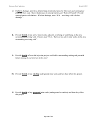 Class 5, Type 5x13 Underground Injection Control (Uic) Reissuance Application for Coal Mines Slurry Injection - West Virginia, Page 10