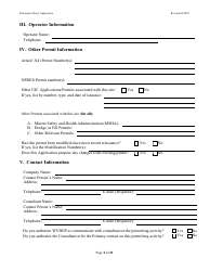 Class 5, Type 5x13 Underground Injection Control (Uic) Reissuance Application for Coal Mines Slurry Injection - West Virginia, Page 2