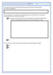 Form N1 Claim Form (Cpr Part 7) - United Kingdom, Page 2