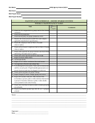 Operation and Maintenance Log Forms - Louisiana, Page 10