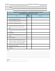 Operation and Maintenance Log Forms - Louisiana, Page 3