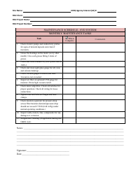 Operation and Maintenance Log Forms - Louisiana, Page 8
