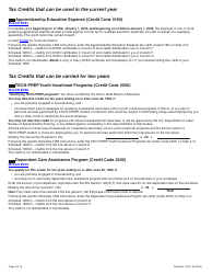 Schedule 1299-I Income Tax Credits Information and Worksheets - Illinois, Page 4