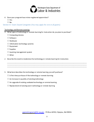 Apprenticeship State Grant Application - Washington, Page 4