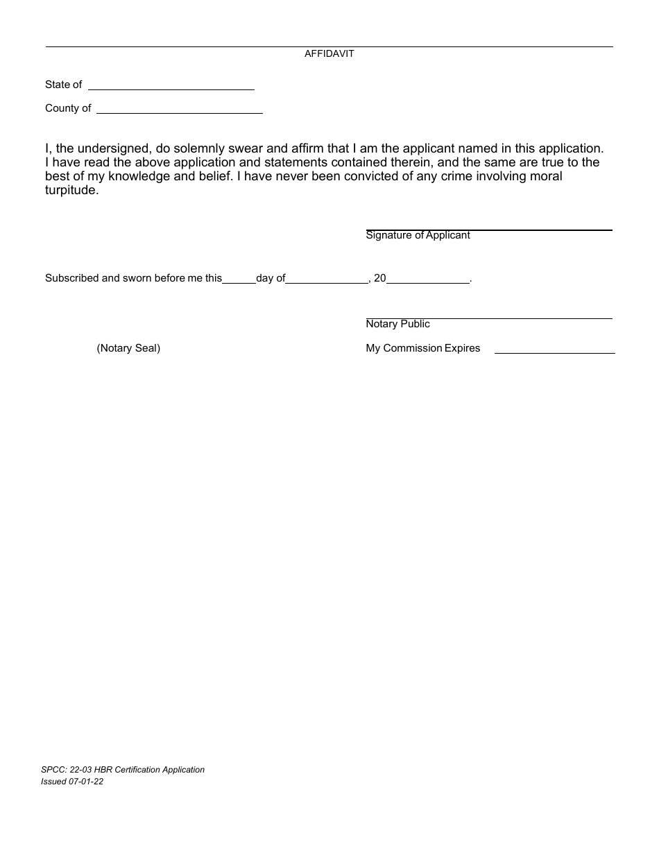 Form SPCC:22-03 Certification Application for Honeybee Control and Removal - Georgia (United States), Page 4