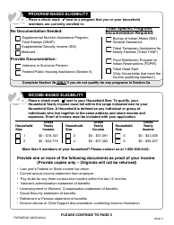 Form FM784ENG Oregon Lifeline Application - Oregon, Page 2