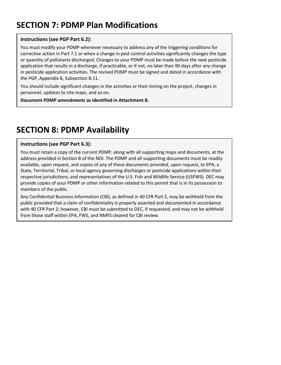Pesticide Discharge Management Plan - Vermont, Page 12