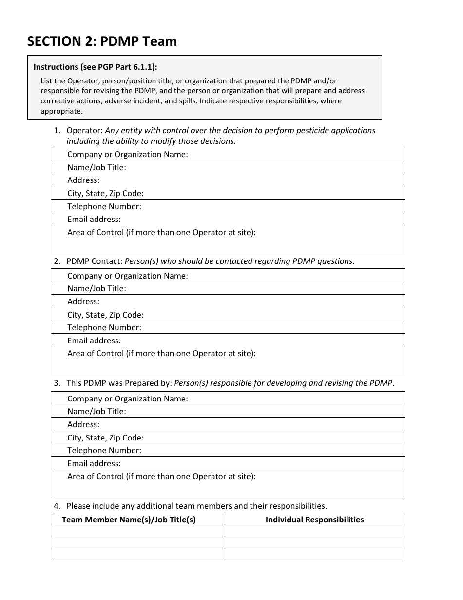 Pesticide Discharge Management Plan - Vermont, Page 4