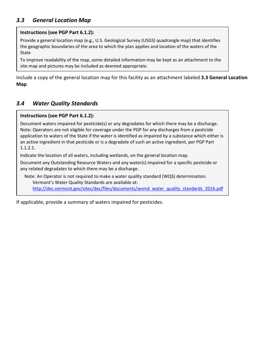 Pesticide Discharge Management Plan - Vermont, Page 7