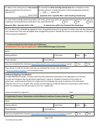 Shoreland Protection Permit Application - Vermont, Page 3