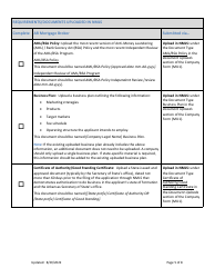 Ar Mortgage Broker License New Application Checklist (Company) - Arkansas, Page 5