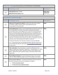 Ar Mortgage Servicer License New Application Checklist (Company) - Arkansas, Page 3