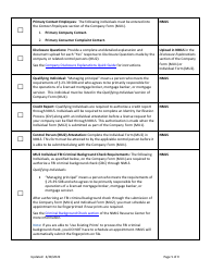 Combination of Mortgage Broker, Mortgage Banker and/or Mortgage Servicers Licenses New Application Checklist (Company) - Arkansas, Page 5