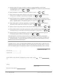 Agent of the Issuer Renewal Application - Arkansas, Page 2
