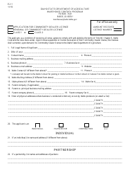 Form IS-11 Application for Commodity Dealer License - Idaho
