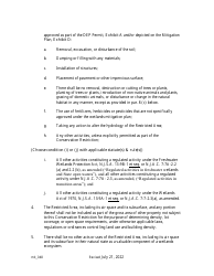 Grant of Conservation Restriction (Freshwater Wetlands Mitigation Site Area) - New Jersey, Page 3