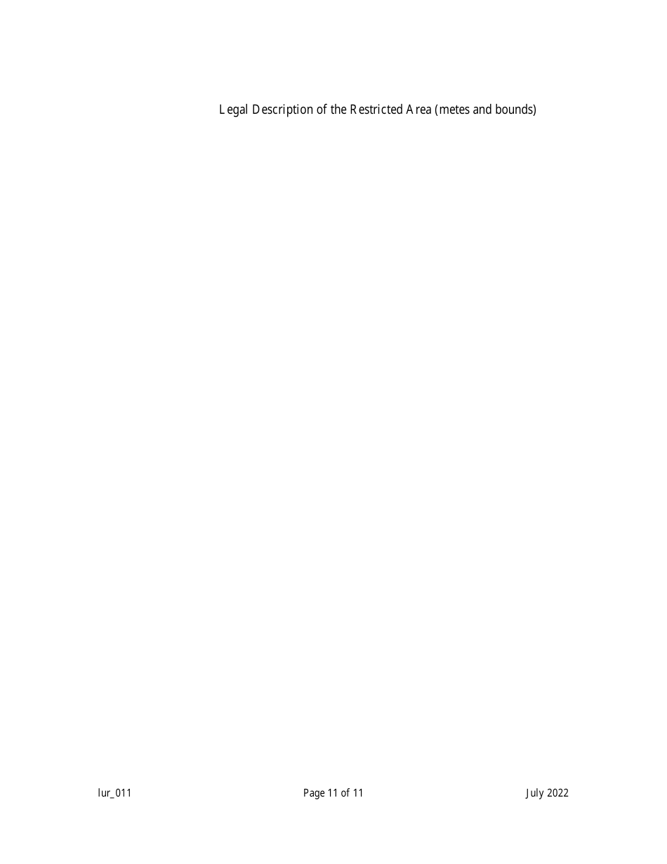 Grant of Conservation Restriction / Easement (Dune Area) - New Jersey, Page 11