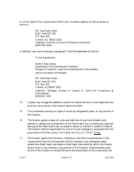 Grant of Conservation Restriction/Easement (Dune Area) - New Jersey, Page 6