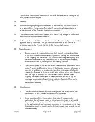 Grant of Conservation Restriction/Easement (Dune Area) - New Jersey, Page 7
