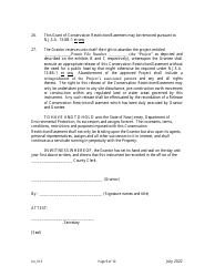 Grant of Conservation Restriction/Easement (Forest Preservation Area) - New Jersey, Page 9