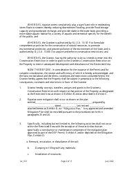Grant of Conservation Restriction (Riparian Zone Mitigation) - New Jersey, Page 2