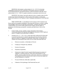 Grant of Conservation Restriction/Easement (Transition Area and Adjacent Wetlands) - New Jersey, Page 2